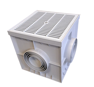 Dvorní vpusť 400x400mm protizápachová s mříží