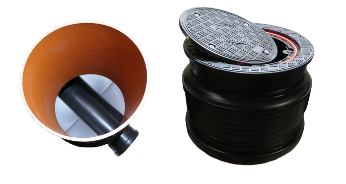 Revizní šachta průběžná vodotěsná