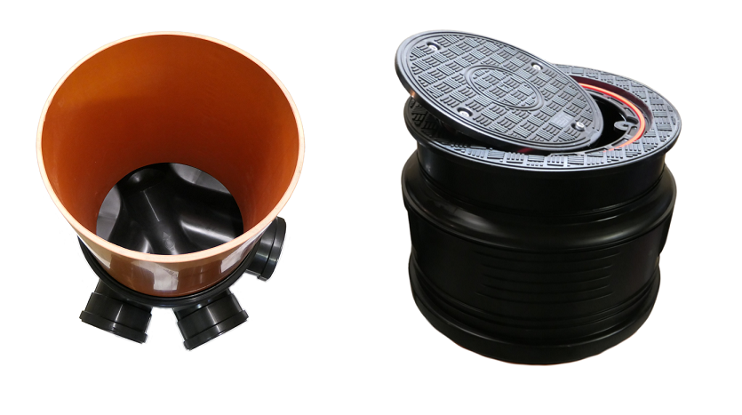 Revizní šachta pachotěsná rozbočná