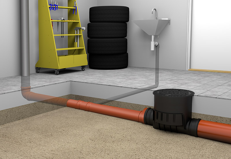 Šachta vnitřní do podlahy