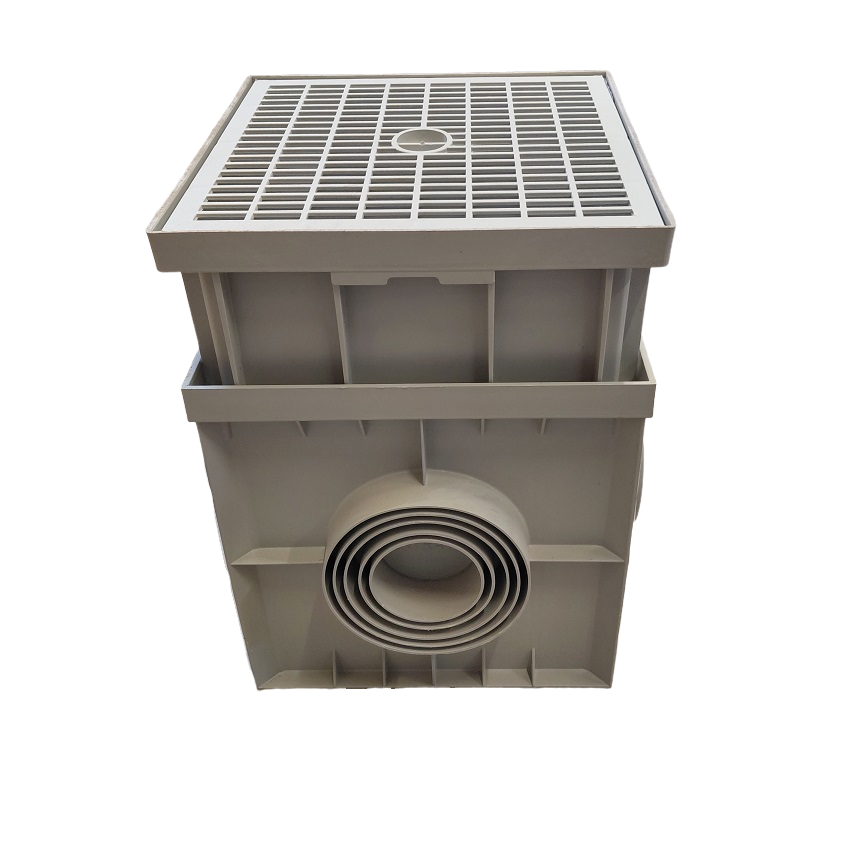 Prodlužovací nástavec 400x400 mm – použití se šachtou a mříží