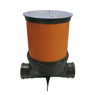 Revizní šachta 315mm průchozí KG 160 + plast. poklop 1,5 t