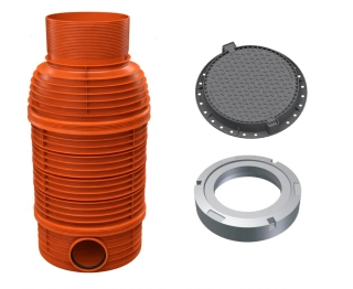Revizní šachta DN 1000x315mm přímá 40 t - 2000mm