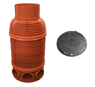 Revizní šachta DN 1000x315mm rozvětvená 1,5 t - 2000mm
