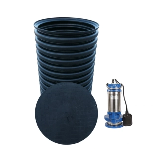 Kontrolní šachta DN600 s automatickým čerpadlem 2000mm